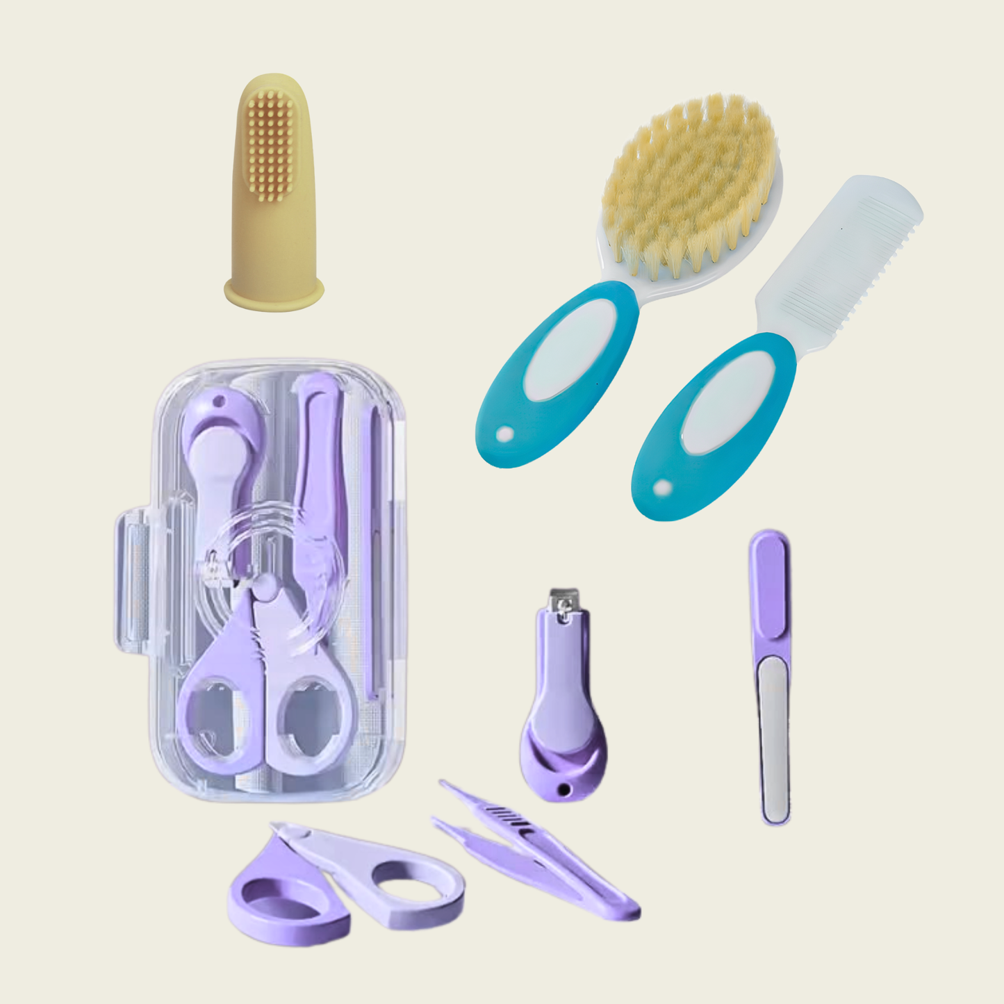 CRADLEVE 7In1 Baby Grooming Set for New Born Baby - Cradleve