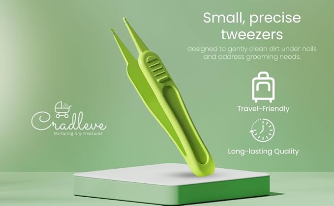 CRADLEVE 4-in-1 Baby Nail Clipper Set (Green)