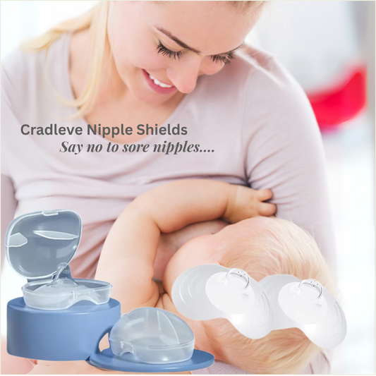 CRADLEVE Butterfly Silicone Nipple Shield with Storage Case | BPA, PVC, LatexFree