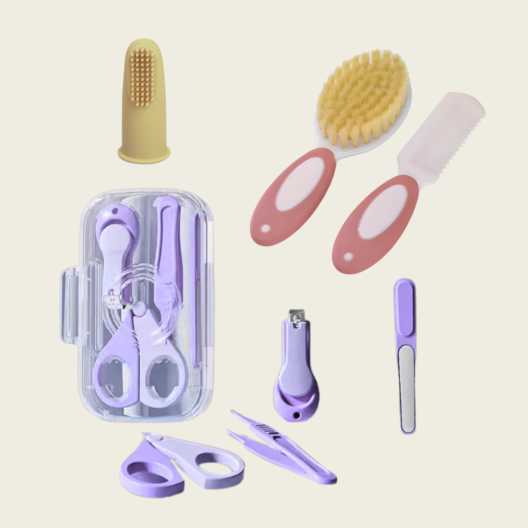 CRADLEVE 7In1 Baby Grooming Set for New Born Baby - Cradleve