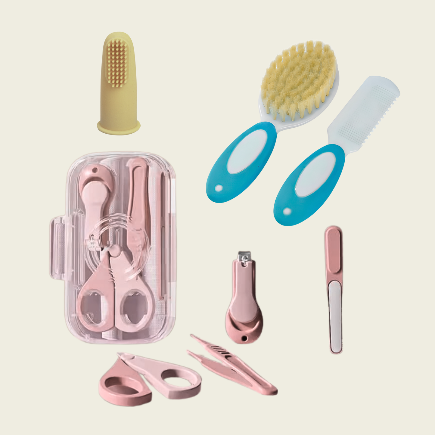 CRADLEVE 7In1 Baby Grooming Set for New Born Baby - Cradleve