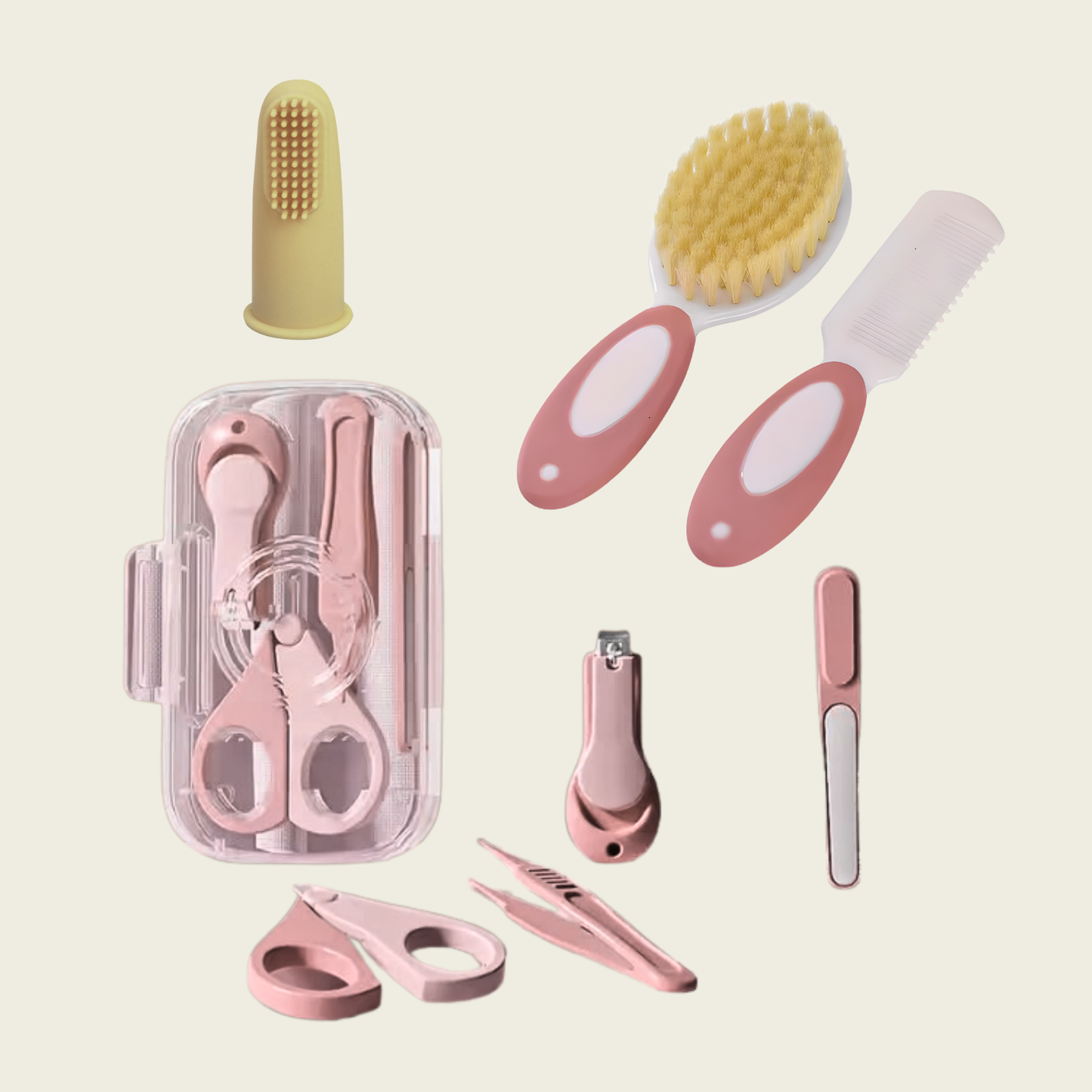 CRADLEVE 7In1 Baby Grooming Set for New Born Baby - Cradleve