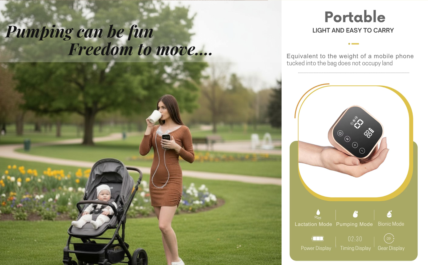 CRADLEVE Double Electric Wearable Breast Pump