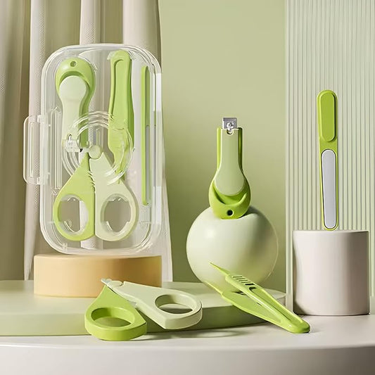 CRADLEVE 4-in-1 Baby Nail Clipper Set (Green)