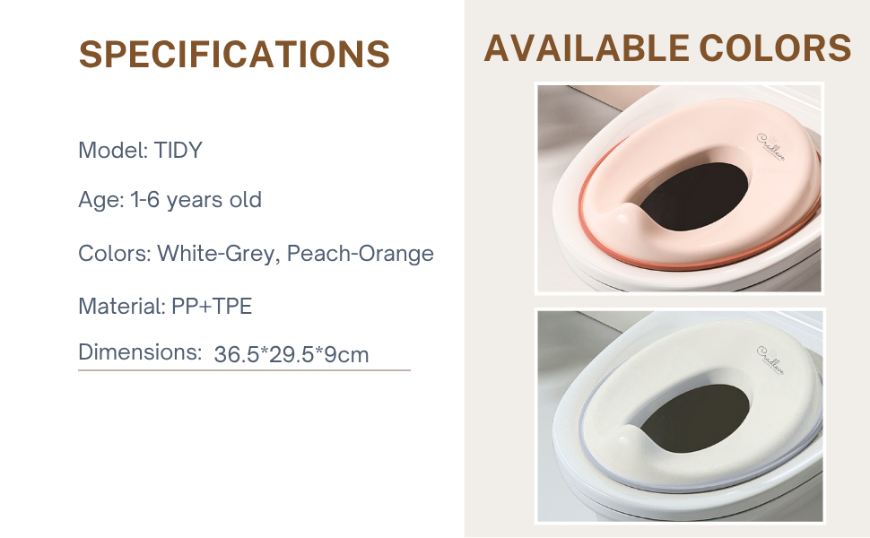 CRADLEVE Baby Potty Training Toilet Seat 0-6yrs (White)