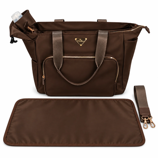 Cradleve CARRINA designer Diaper Bag for Moms (Brown)
