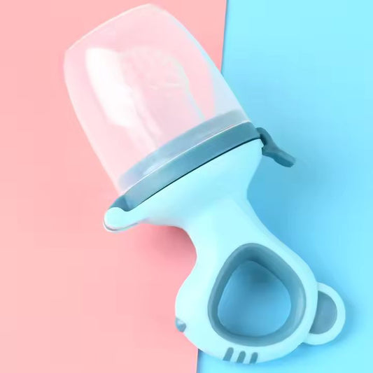 CRADLEVE Baby Fruit/Food Pacifier with PP case (Blue)