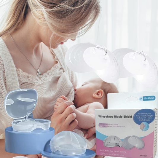CRADLEVE Butterfly Silicone Nipple Shield with Storage Case | BPA, PVC, LatexFree